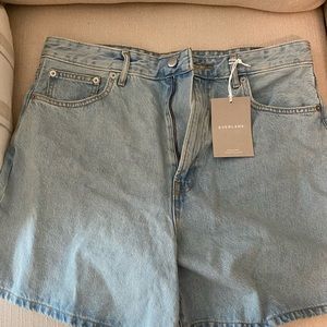 Everlane A-Line Denim Short size 32